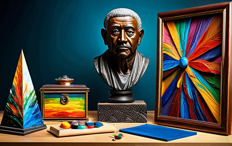 미술교육사 채용 지원서 작성 요령 - Vibrant Art Portfolio**
"A diverse art portfolio showcasing various techniques like painting, sculp...